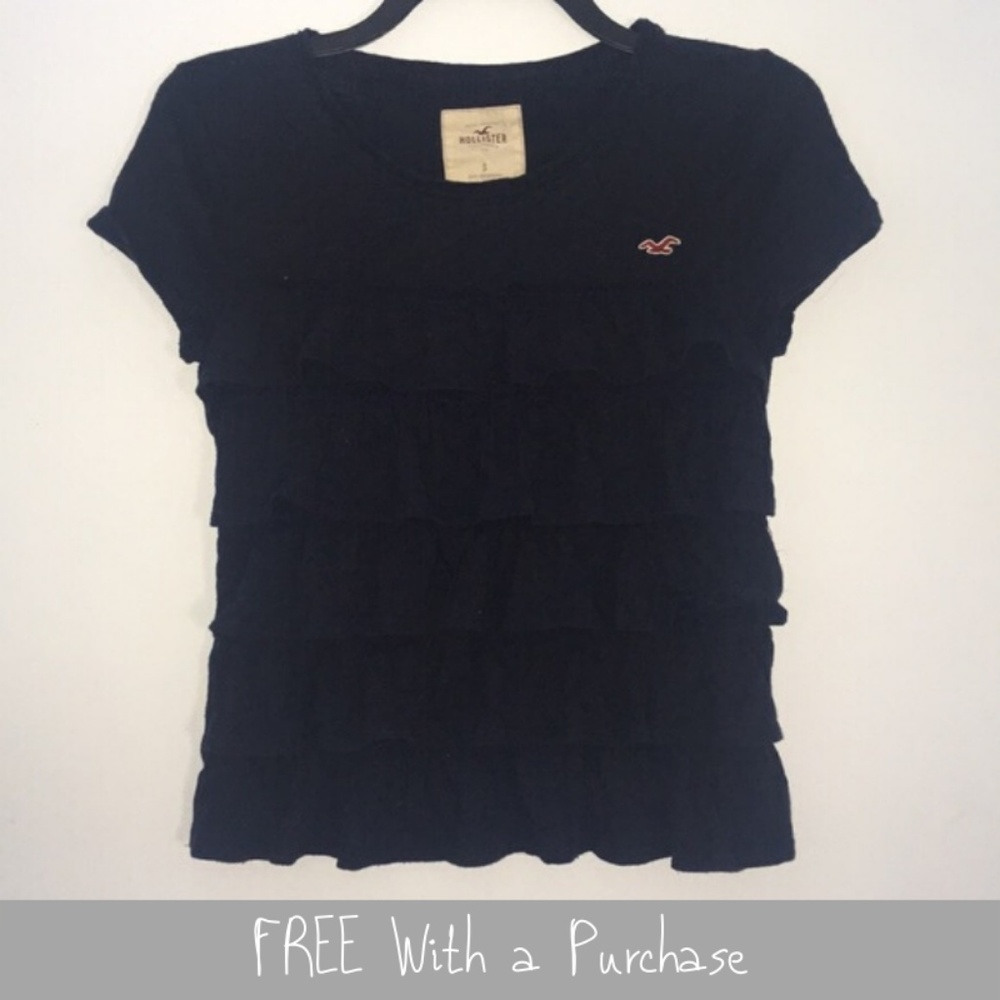 Navy Blue HOLLISTER Blouse